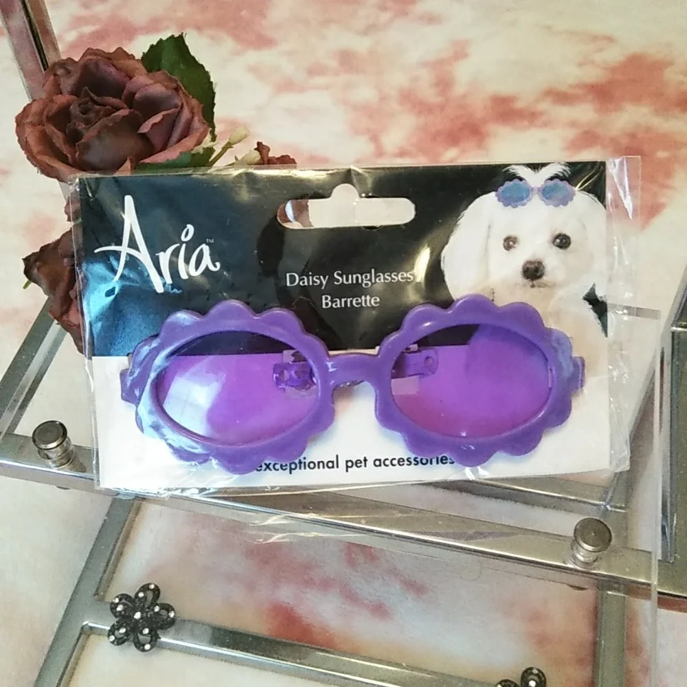 Aria Brand 💜 Dog Barrette 🕶️ Sunglasses 🕶️💜